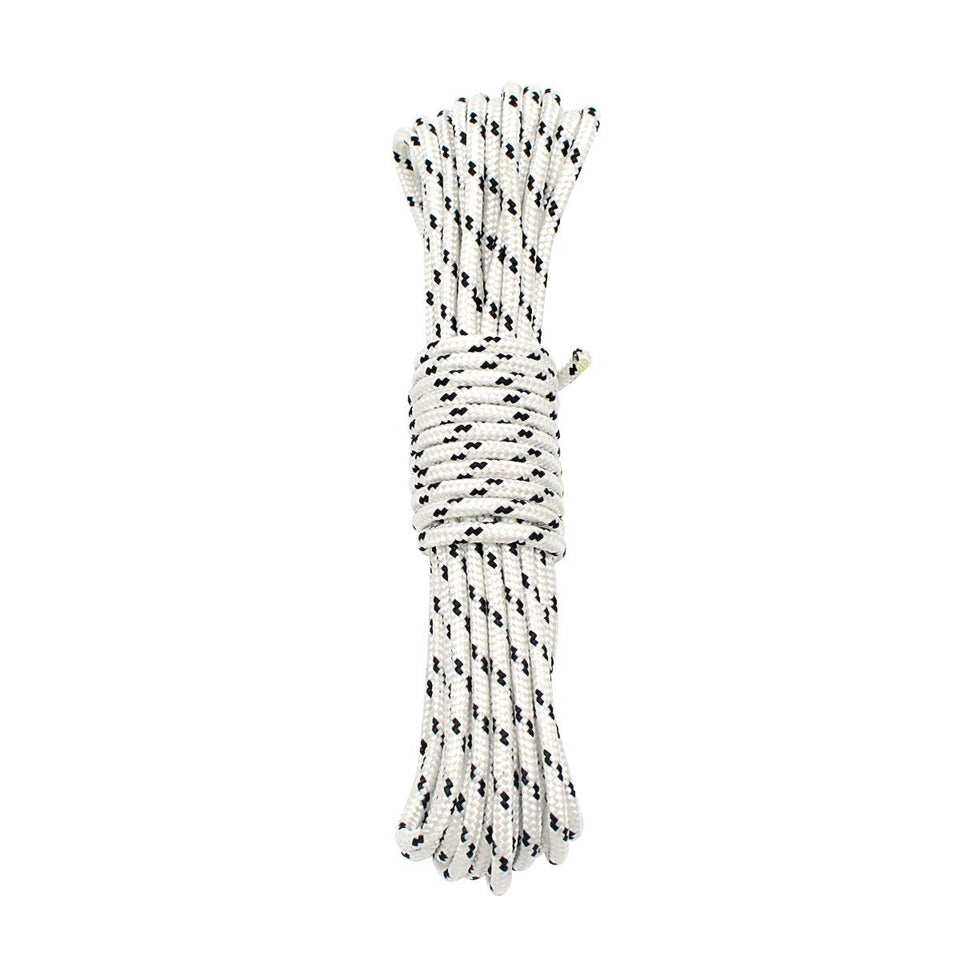 NOSTIFY outdoor umbrella cord close-up highlighting durable nylon construction for long-lasting use.
