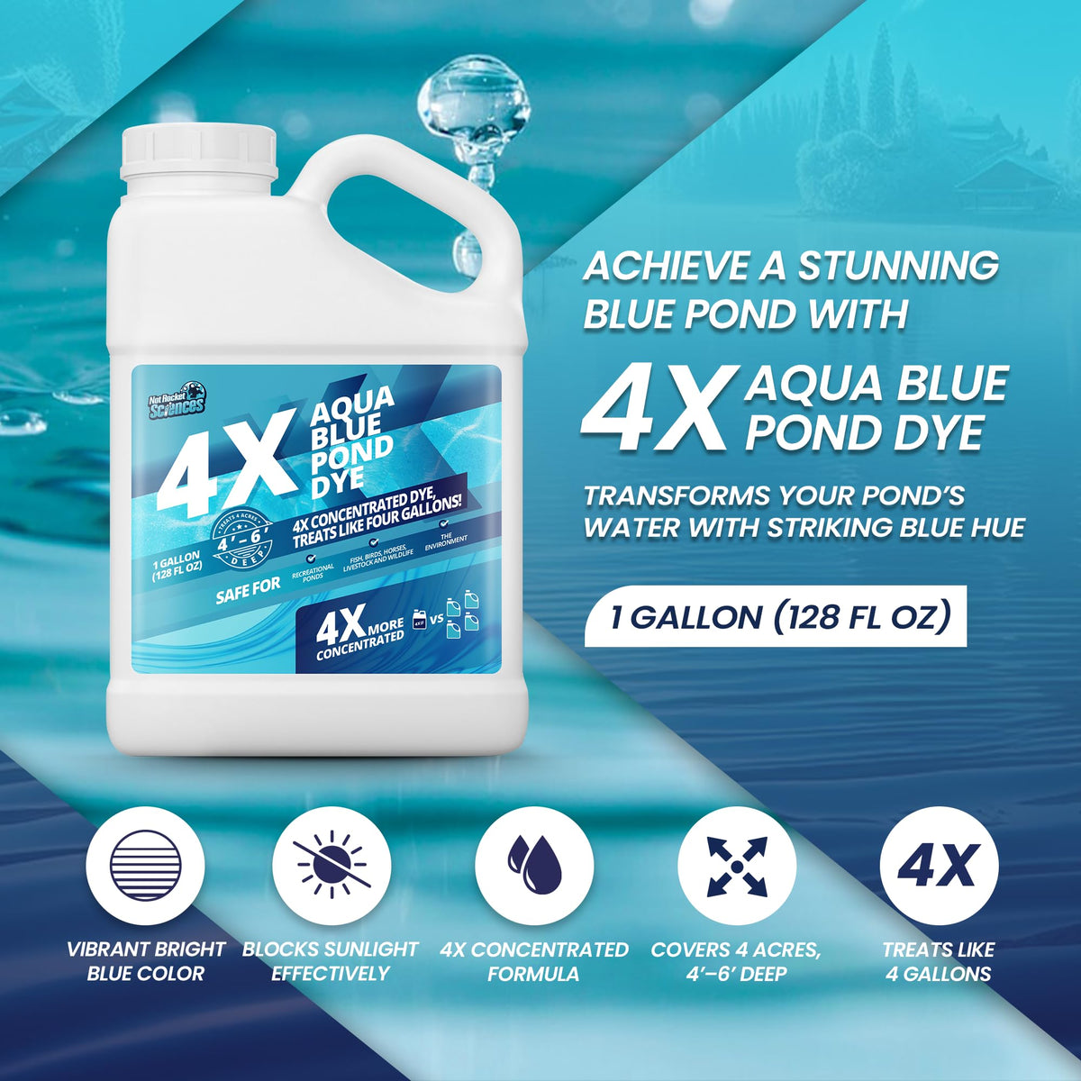 Not Rocket Sciences lake colorant enhances pond aesthetics for wildlife