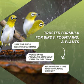 Not Rocket Sciences bird-safe cleaner ensures safe water for birds and wildlife