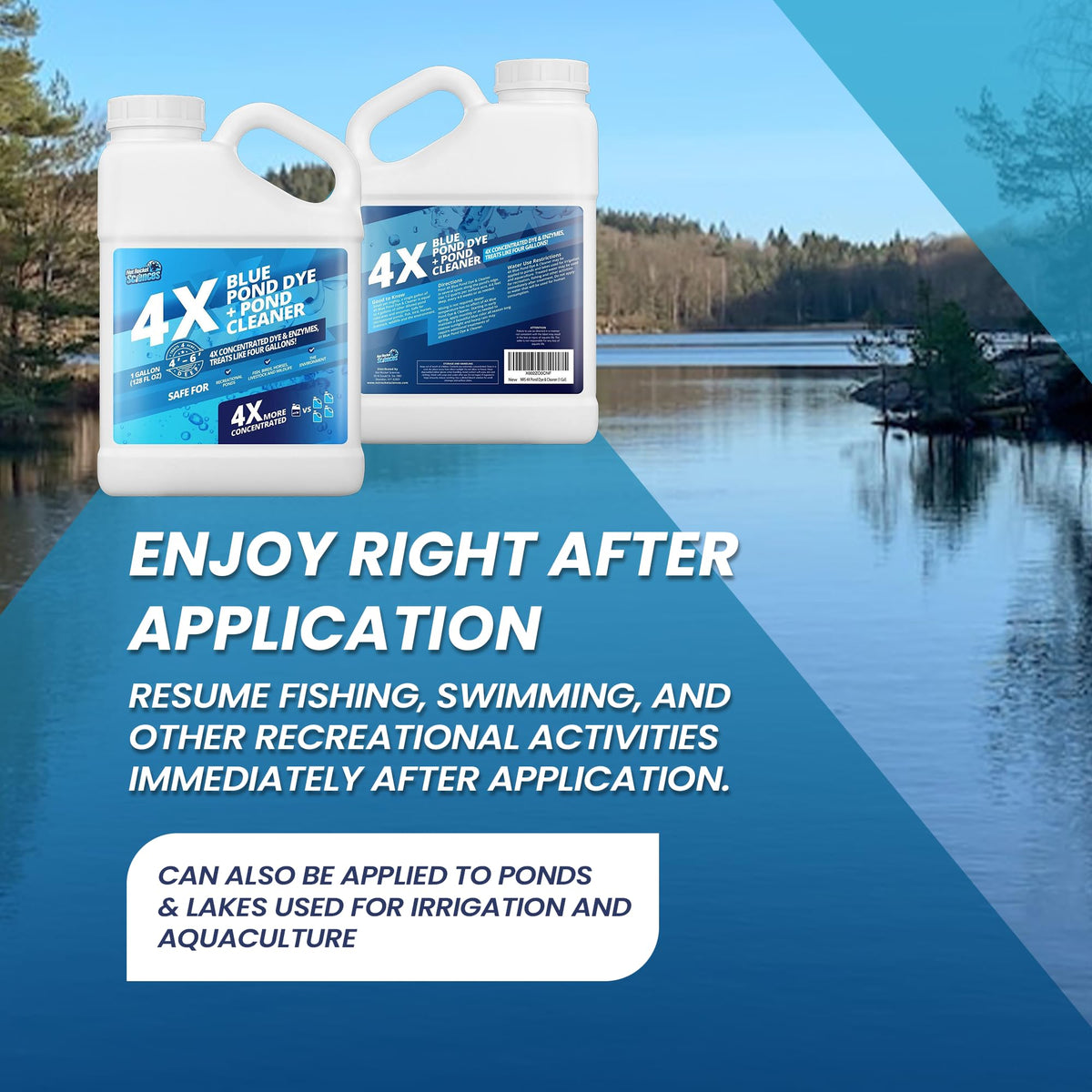 Not Rocket Sciences lake aesthetic blue water showcases enhanced landscape appeal.