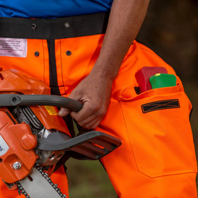 Notch waist belt adjustable ensures a secure, comfortable fit.