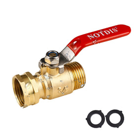 NOTDIS Brass Garden Hose Shut Off Valve with Full-Flow design improves watering efficiency