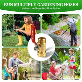 NOTDIS valve suits gardens, lawns, car washes, and pressure washers for versatile use