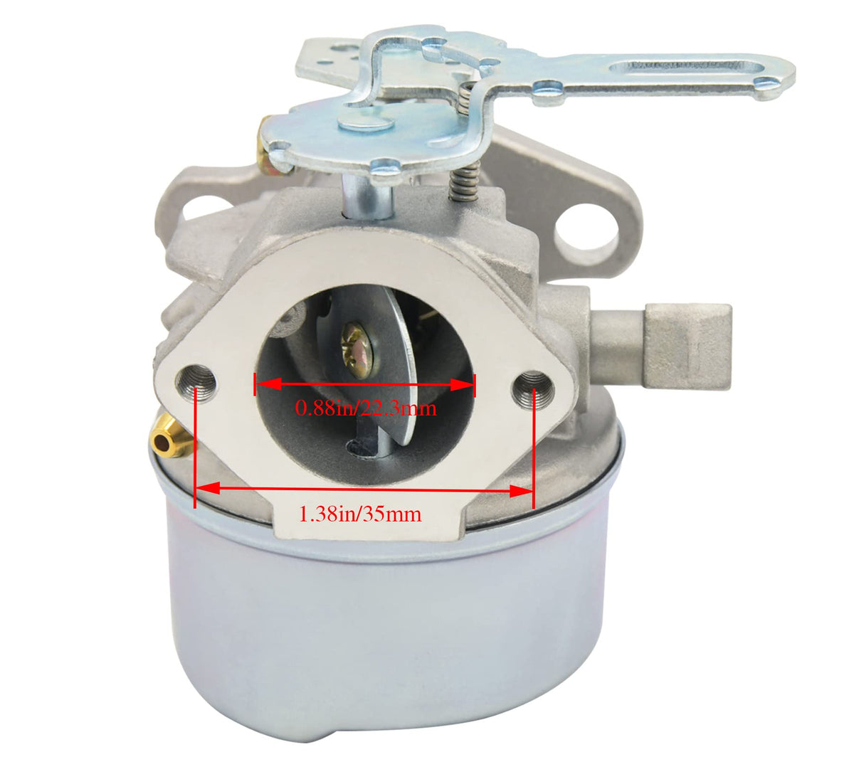 NOTETOUPT primer bulb shown for quick priming and faster startup.
