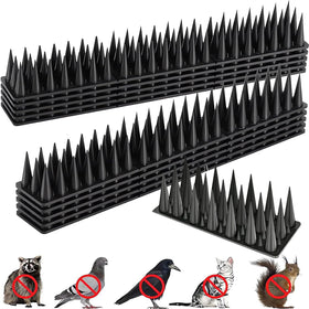 Notfjk Bird Spikes panel coverage protects outdoor surfaces from birds.