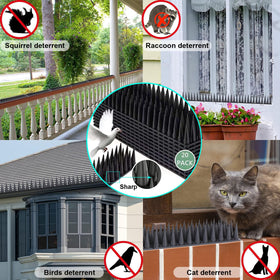 Notfjk Bird Spikes with pre-drilled holes enables quick mounting.