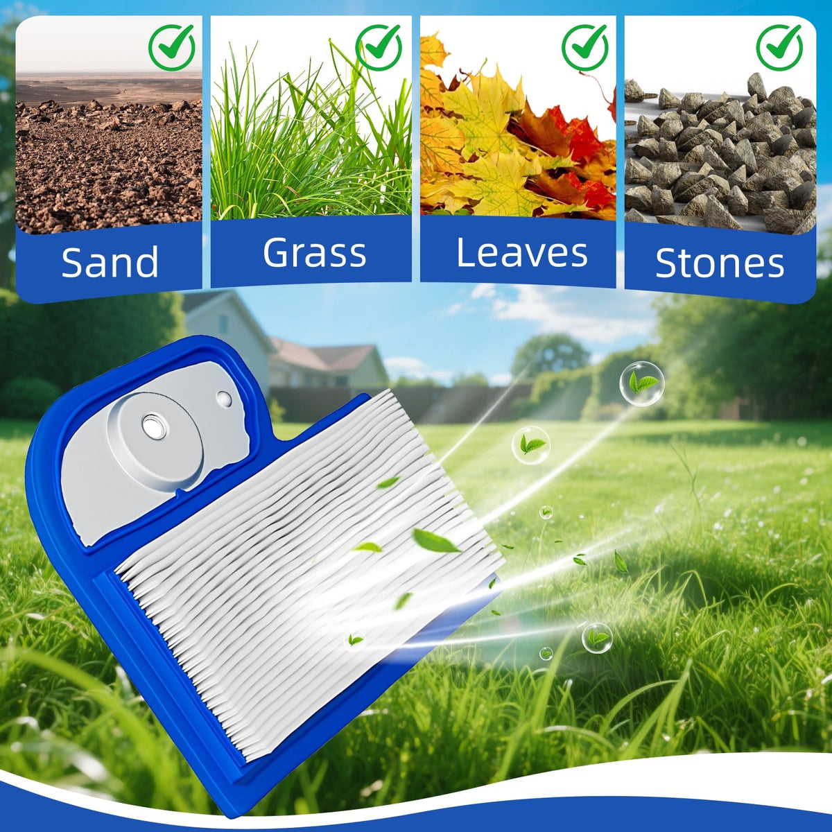 Notos Hedie clamp set secures filters during maintenance and installation.