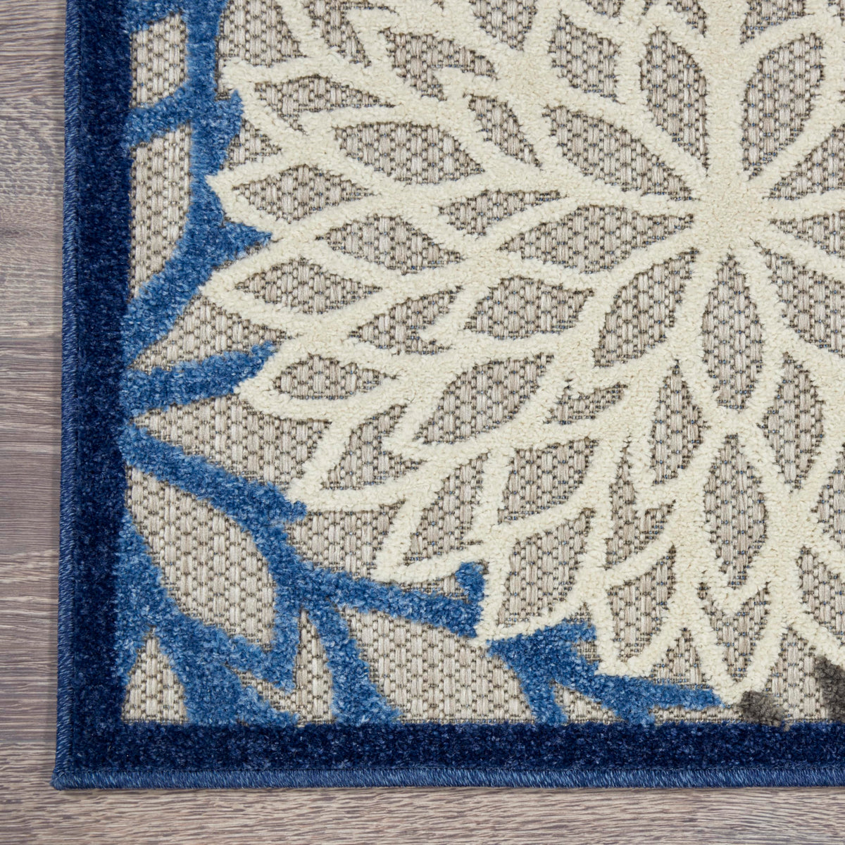 Nourison Aloha high-low weave provides rich texture and visual interest.