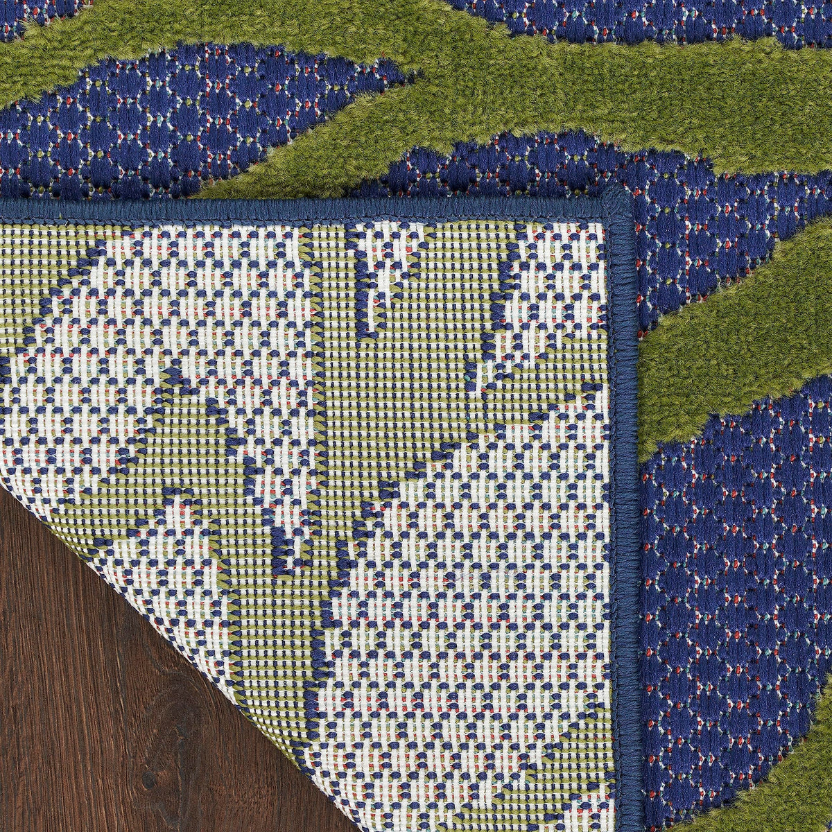 Nourison Aloha rug stored or moved indoors during extreme weather to protect longevity.