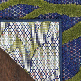Nourison Aloha rug stored or moved indoors during extreme weather to protect longevity.