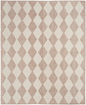 Nourison Positano beige rug adds bold style to living room décor
