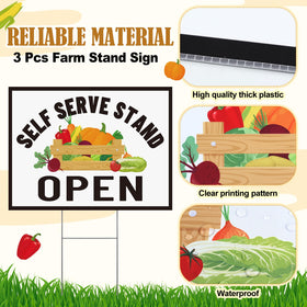 Novabright 40x30cm sign improves readability from distance at markets