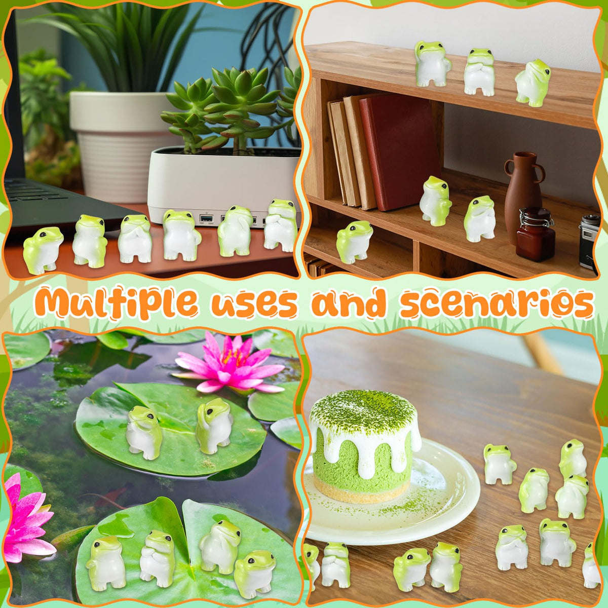 Novabright scratching itself frog adds whimsy for party favors and gifts
