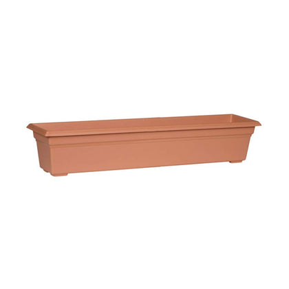 Novelty Countryside planter 30-inch terracotta with matte finish, lightweight and fade-resistant.