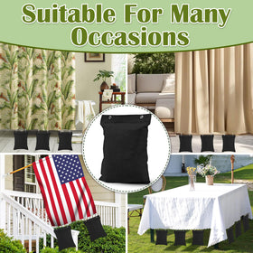NOVEMBER SPRING gazebo drapery weights used outdoors keep panels in place.
