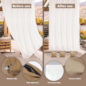 November Spring holder clips for weight bags securely attach drapes without sewing