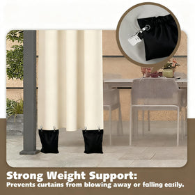NOVEMBER SPRING multi-purpose curtain weights secure tablecloths, flags, and more.