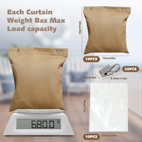 November Spring wear-resistant canvas weights endure outdoor use and repeated setup