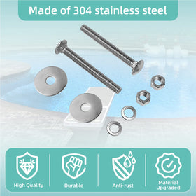 NOVINO flat washers 2in help distribute load on board
