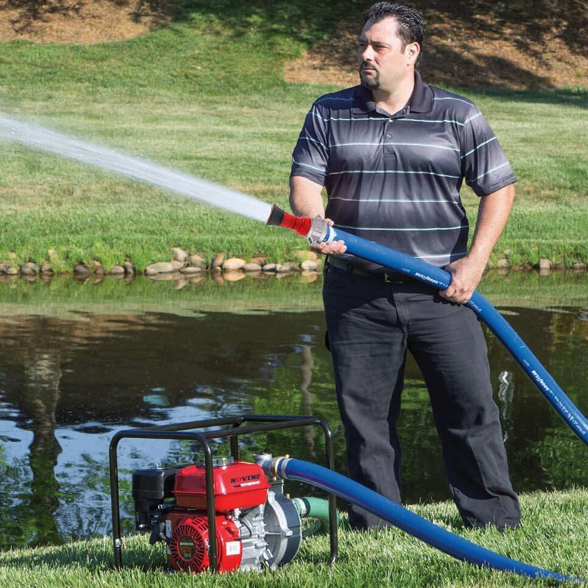 NOVINO applied to greenhouse or garden tasks requiring high-volume water output.