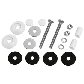 NOVINO white plastic recessed washer assembly for clean finish
