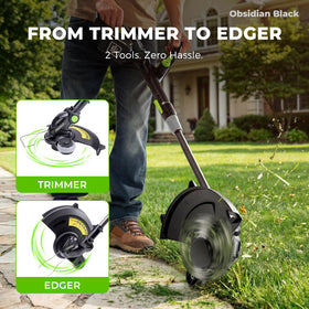 NovorikX 180-degree rotating handle for versatile trimming angles.