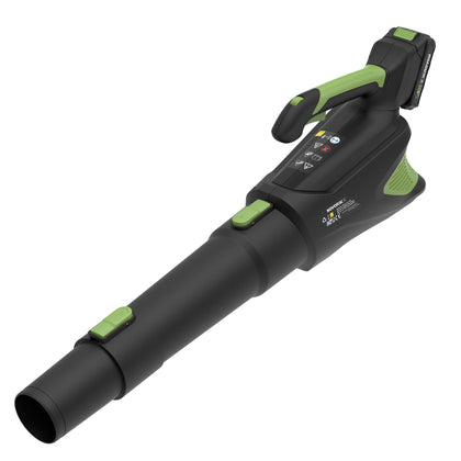 NovorikX 20V handheld blower body ready for easy yard debris removal.