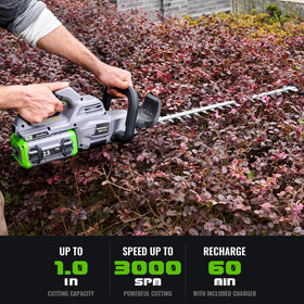 NovorikX 3000 spm cutting action handles branches up to 1 inch