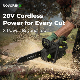 NovorikX lightweight balanced design reduces fatigue during trimming