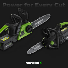 NovorikX yard work ready setup for effortless trimming