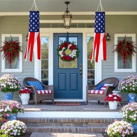 NOVWANG windsock adds color to garden, boat, or dock areas
