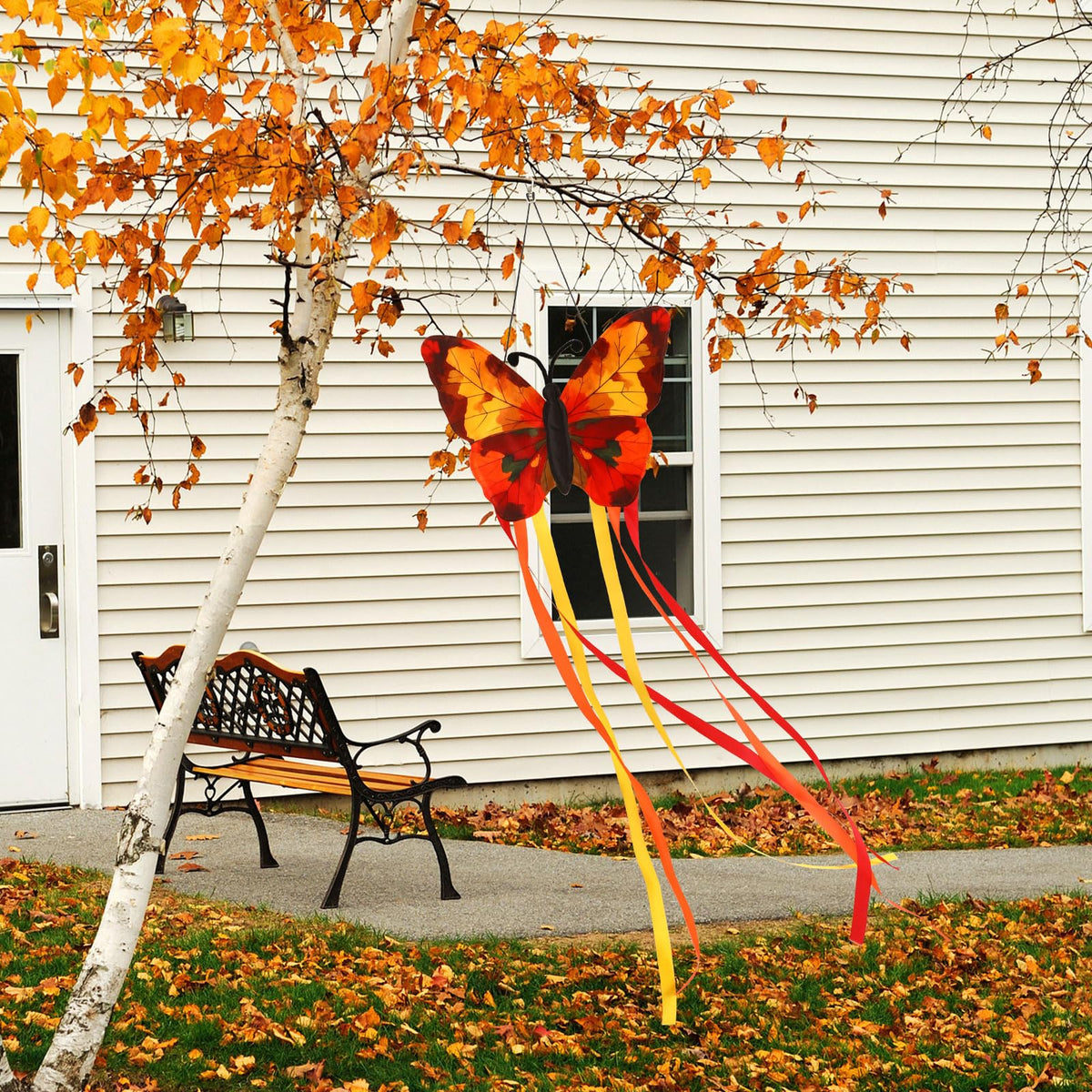 NOVWANG garden windsock with autumn colors brightening yard spaces