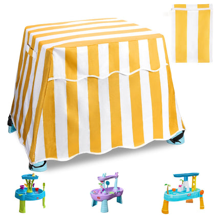 NOVWANG kids water table cover fitting Step2 with secure fit and wind protection