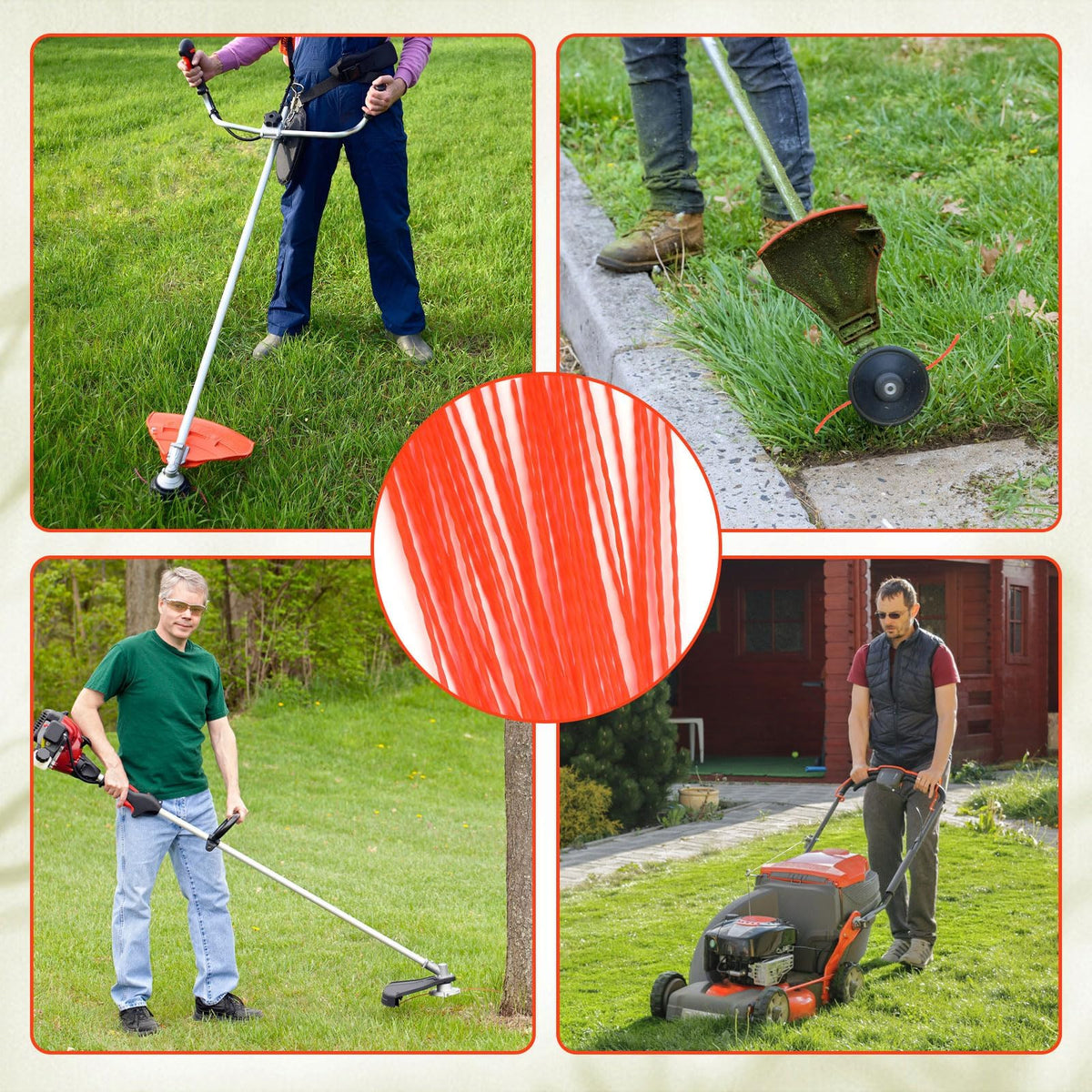 NOVWANG trimmer line with smooth surface enables reliable, even trims.
