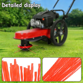 NOVWANG trimmer line fits most walk-behind mowers for easy replacement.