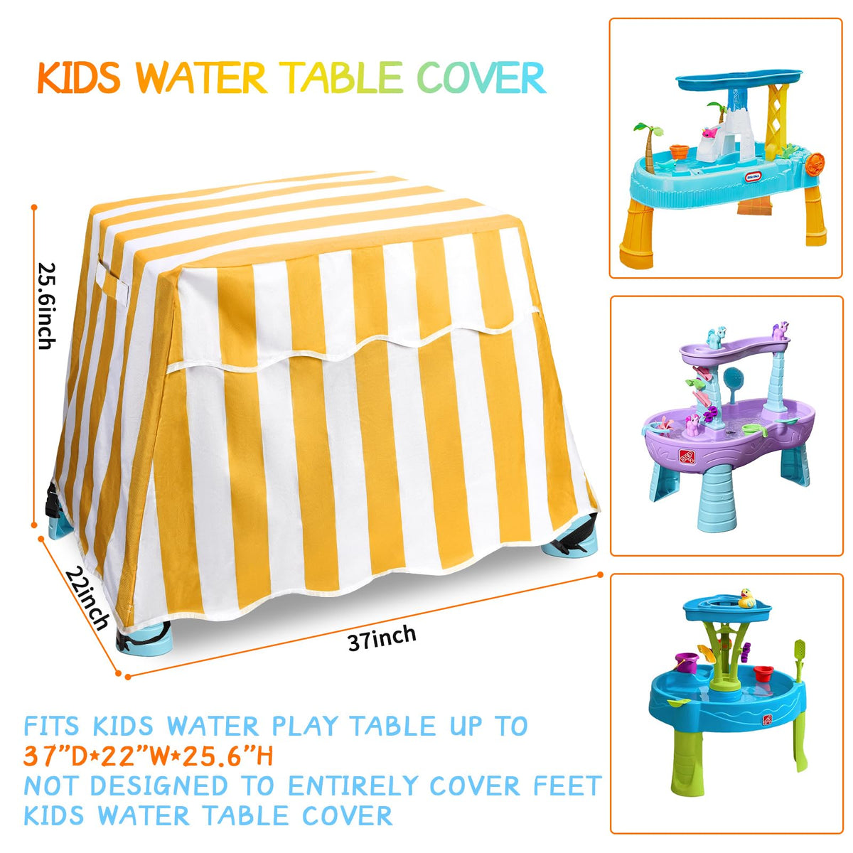 NOVWANG durable Oxford fabric water table cover for rain and dust protection