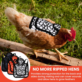 NOWHYX secure-fit design prevents loosening as hens move around