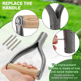 NOWHYX three point anti slip grip prevents rotation for secure handling