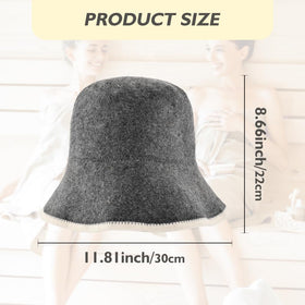 NOWHYX odor-resistant wool hat keeps freshness after bathhouse use.