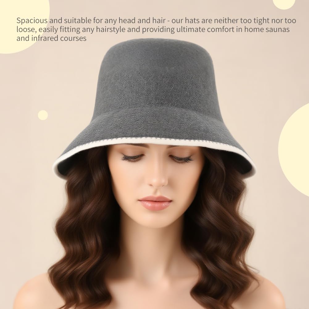 NOWHYX one-size-fits-all sauna cap fits both men and women.