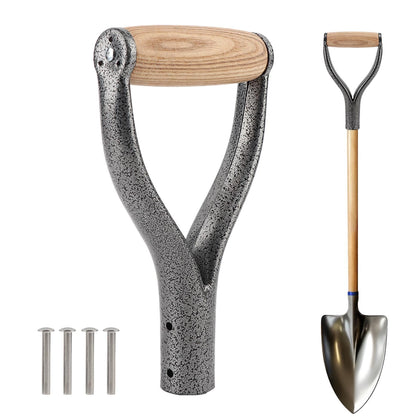 NOWHYX shovel handle 32mm inner diameter ergonomic grip for easier digging