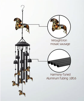 Nowpis wind chime with aluminum tubes adds durable, weather-ready ambiance to any outdoor space.