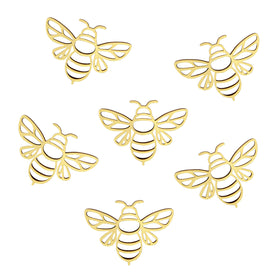 noxozoqm Bee Wall Decor with wooden bees and gold finish brightens living spaces.