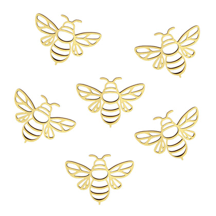 noxozoqm Bee Wall Decor with wooden bees and gold finish brightens living spaces.