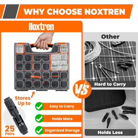 Noxtren 25-pairs solar connectors ready for durable, weatherproof connections.