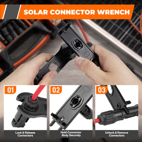 Noxtren complete solar cable installation kit enables portable solar setups.