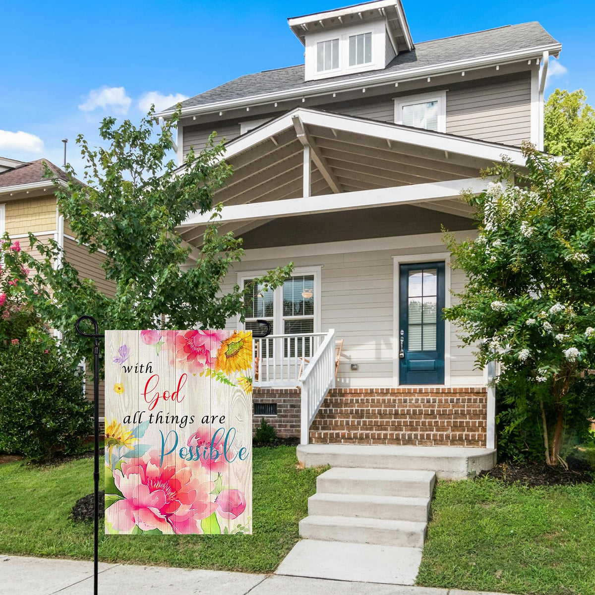 NPCSWXQ gift-ready garden flag for seasonal decorating.