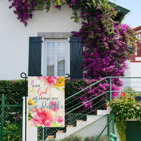 NPCSWXQ spring yard flag complements farmhouse exterior.
