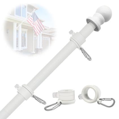 NQ 5ft flag pole outdoors for durable yard display and prideful flags.
