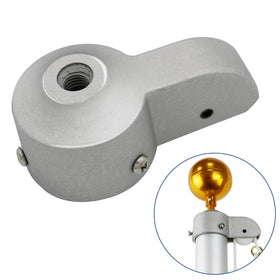 NQ flag pole truck with nylon pulley for smooth flag raising.